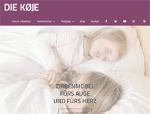 Tablet Screenshot of diekoje.com